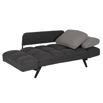 Диван 3 места HM3169.01 СИВ с възглавници 165-190x75x89Η cm