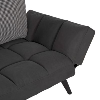 Диван 3 места HM3169.01 СИВ с възглавници 165-190x75x89Η cm
