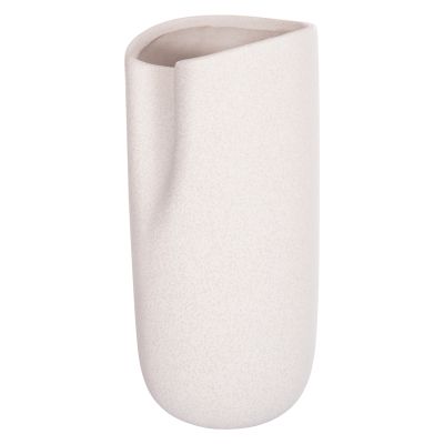 CERAMIC TABLE DECOR GLAZE HM4606.01 OFF WHITE WITH CRYSTALLISATION 17x16.5x38Hcm.