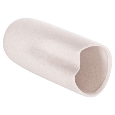 CERAMIC TABLE DECOR GLAZE HM4606.01 OFF WHITE WITH CRYSTALLISATION 17x16.5x38Hcm.