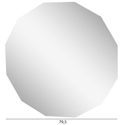 WALL MIRROR CANE HM4494 NO FRAME Φ79,5cm.