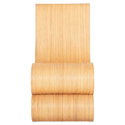 ARMCHAIR CURVY LOUNGE2 HM9885 NATURAL RATTAN 46x66x86Hcm.