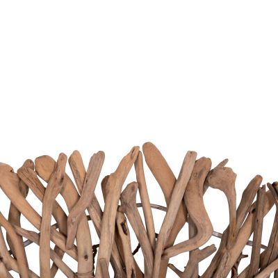 DECORATIVE WALL SCONCE DREAMER2 HM4428 DRIFTWOOD WITH LED STRIP 120x60x7(thickness)cm.