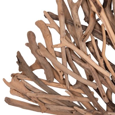 DECORATIVE WALL SCONCE DREAMER2 HM4428 DRIFTWOOD WITH LED STRIP 120x60x7(thickness)cm.