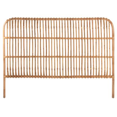 BED HEADBOARD MERMA HM9549 RATTAN IN NATURAL COLOR 165x5x121Hcm.