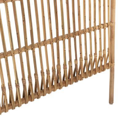 BED HEADBOARD MERMA HM9549 RATTAN IN NATURAL COLOR 165x5x121Hcm.