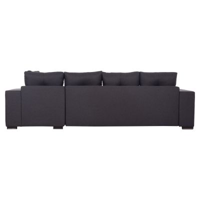CORNER SOFA-BED WITH STORAGE SPACE TRENDSTON HM3302.01R GREY FABRIC 298x177x95Hcm.