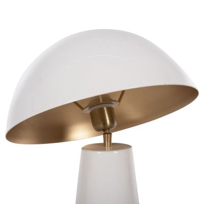TABLE LAMP SMUSH HM4258.03 METAL IN WHITE-ROTATING CAP Φ32,5x69Hcm.