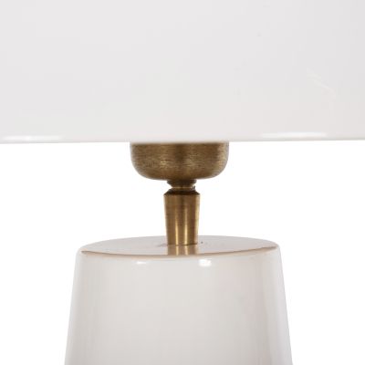 TABLE LAMP SMUSH HM4258.03 METAL IN WHITE-ROTATING CAP Φ32,5x69Hcm.