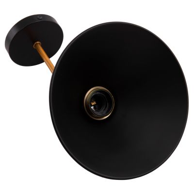 WALL SCONCE RESTON2 HM4464 METAL BASE & CAP-ALUMINUM BULB SOCKET 21x21x32Hcm.