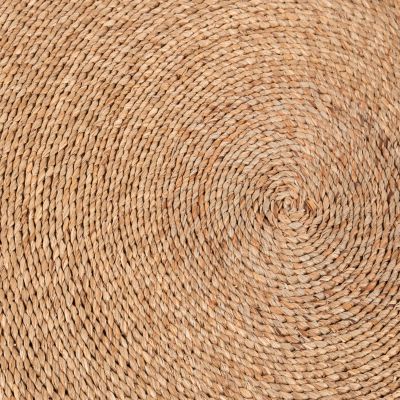 ROUND RUG CRATER HM7849 MENDONG GRASS IN NATURAL COLOR Φ150cm.