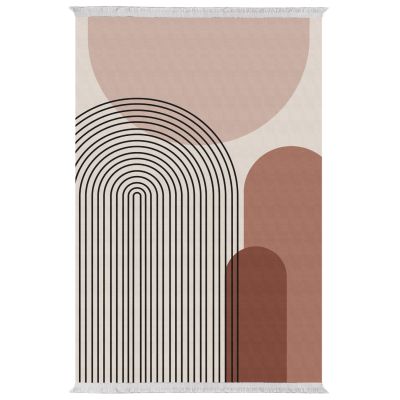 LIVING ROOM CARPET WITH FRINGES JOSIANE HM7677.48 MULTICOLOR 120X170