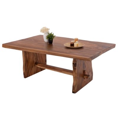 ТРАПЕЗНА МАСА ULYSES HM9758 СУАР МАСИВ В ЕСТЕСТВЕН ЦВЯТ 250x90x78Hcm.