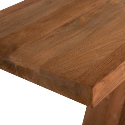CONSOLE HM9555 MADE OF TEAK WOOD IN NATURAL COLOR 220x50x90Hcm.
