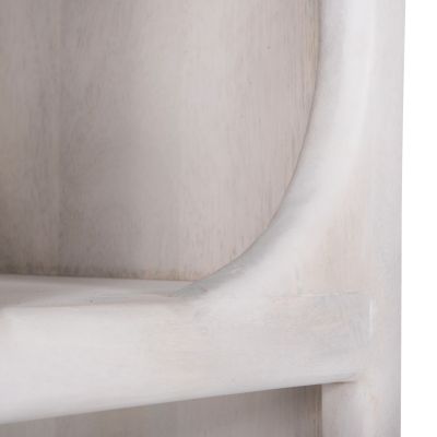 TALLBOY HANDYR HM9706 МАНГОВО ДЪРВО МАСИВ В БЯЛ ЦВЯТ 60x35x120Hcm.