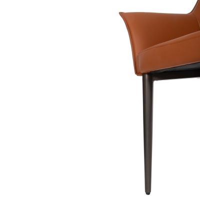 ТРАПЕЗЕН КОМПЛЕКТ 7БР. HM11974 МАСА ИЗГЪНАТА И 6 КРЕСЛА HELM(CAMEL)