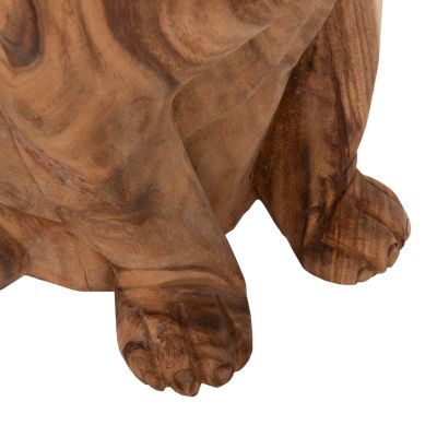ПОДОВА ДЕКОРАЦИЯ HM7924 ДОЗЕР БУЛДОГ СУАР ДЪРВО В ЕСТЕСТВЕН ЦВЯТ 26x27x40Hcm.