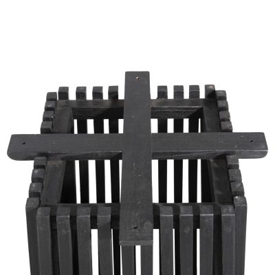 ВЪТРЕШНИ КРАКА ЗА МАСА-ОСНОВА КВАДРАТ FRANTZ HM9460.12 MINDI ДЪРВО В ЧЕРНО 60x60x73Hcm.