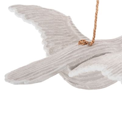 PENDANT DECORATION SEAGULL HM4301 ALBASIA WOOD IN WHITEWASH 65x40x16-96H cm.