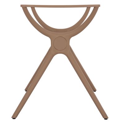 POLYPROPYLENE-METAL TABLE BASE CAPPUCCINO HM463.04 FOR TABLETOP 120X80cm.