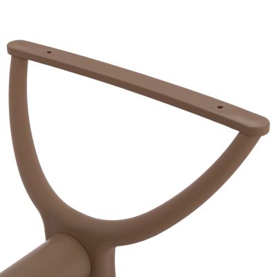 POLYPROPYLENE-METAL TABLE BASE CAPPUCCINO HM463.04 FOR TABLETOP 120X80cm.