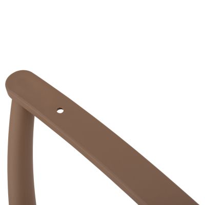 POLYPROPYLENE-METAL TABLE BASE CAPPUCCINO HM463.04 FOR TABLETOP 120X80cm.