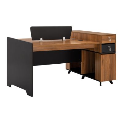 Professional workstation desk for 2 People Supreme HM2374 154x120x89cm