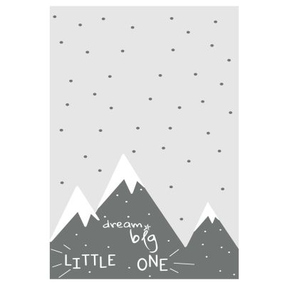 SERIES KIDDER HM7678.11 80Χ150cm, grey-beige carpet, mountain image, fringes