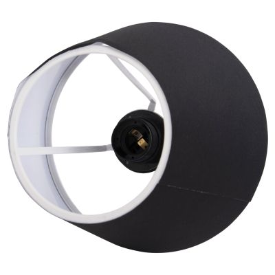TABLE LAMP LIVO HM4708.01 BLACK WITH TRIPOD METAL BASE Φ22x36Hcm.