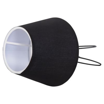 TABLE LAMP LIVO HM4708.01 BLACK WITH TRIPOD METAL BASE Φ22x36Hcm.