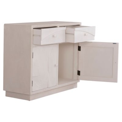 BUFFET SERIES SANTORINI HM18046 MDF IN OFF-WHITE COLOR-2 DRAWERS & 2 DOORS 107x38x82.5Hcm.