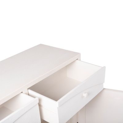 BUFFET SERIES SANTORINI HM18046 MDF IN OFF-WHITE COLOR-2 DRAWERS & 2 DOORS 107x38x82.5Hcm.