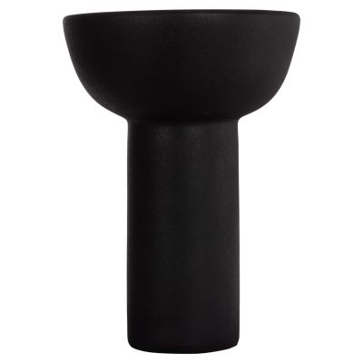 CERAMIC TABLE DECOR ELENDIL HM4602.02 MATTE BLACK Φ23x32H cm.