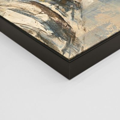 WALL PAINTING MARIP HM4544 BLACK PS FRAME-PRINTED CANVAS 102x4,5x102Hcm.