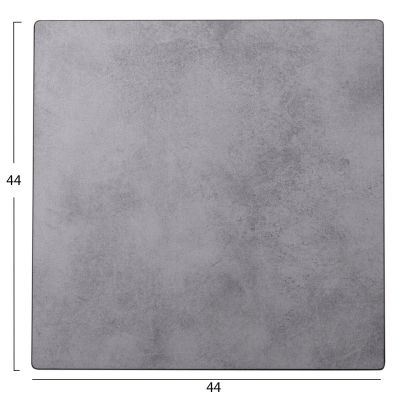 SQUARE HPL TABLETOP HM6361.12 COMPACT CEMENT 44Χ44Χ1.5cm.