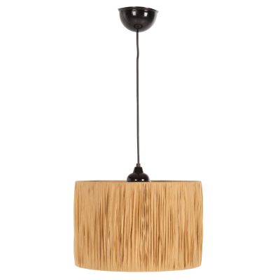 CEILING PENDANT LAMP INDOORS HM7944.05 NATURAL COLORED PAPER ROPE CAP Φ30x67Hcm.