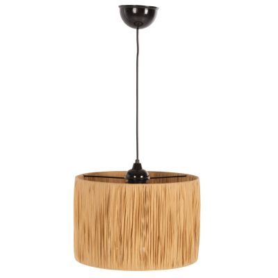 CEILING PENDANT LAMP INDOORS HM7944.05 NATURAL COLORED PAPER ROPE CAP Φ30x67Hcm.