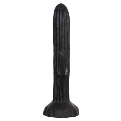 DECORATIVE FLOOR STANDING CACTUS HM4386.01L PLASTER IN BLACK 63x37x150Hcm.