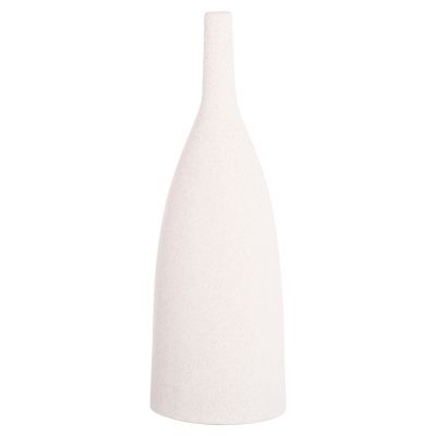 CERAMIC TABLE DECOR GALAD HM4634.01 OFF WHITE WITH CRYSTALLISATION Φ14x39H cm.