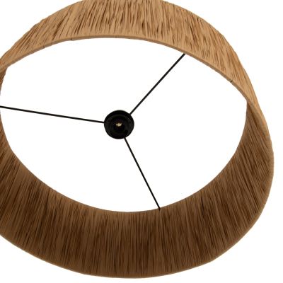 CEILING PENDANT LAMP INDOORS HM7946.05 WITH BEIGE PAPER ROPE CAP Φ50x65Hcm.