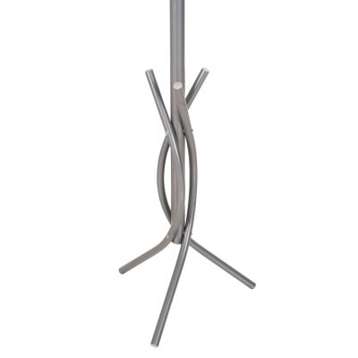 FLOOR STANDING HANGER HM9575.40 METALLIC IN SILVER COLOR-7 HANGING POSITIONS 41x41x176Hcm.