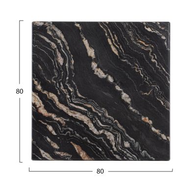 КВАДРАТ ЗА ПЛОТ HM5231.15 WERZALIT 80X80см. ЧЕРНО ЗЛАТО МРАМОР 5787