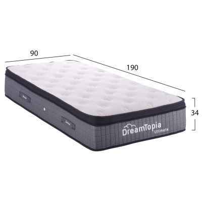 HM661.90 DREAMTOPIA mattress, series ULTIMATE, 90X190x34H