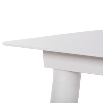 ALUMINUM RECTANGULAR TABLE JEROM HM6058.01 WHITE 180X90X74Hcm.