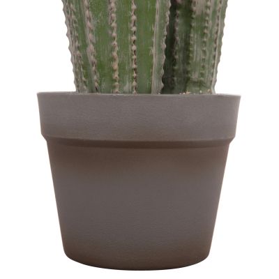 DECORATIVE SYNTHETIC PLANT IN POT HM4743 CACTUS Φ16x62Hcm.