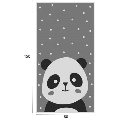 SERIES KIDDER HM7678.14 80Χ150cm, kids rug with panda, fringes