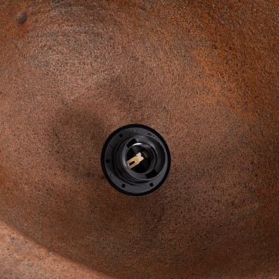 CEILING PENDANT LAMP STONE-LOOK STONER (M) HM4418 DARK BEIGE 56x31x31Hcm.