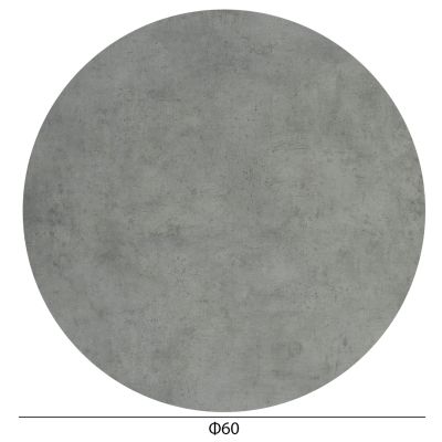 HPL TABLETOP HM5841.32 ROUND IN CEMENT Φ60cm.