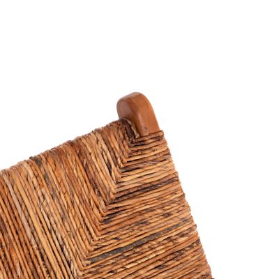 ARMCHAIR TONDO HM9914 TEAK WOOD & BANANA ROPE MATTING IN NATURAL COLOR 69x74x68Hcm.