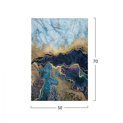 CANVAS PAINTING MARBLE EFFECT HM7196.02 50X3X70 cm.
